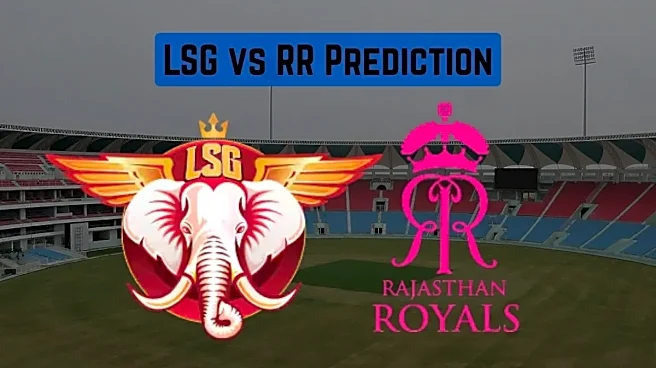 LSG vs RR Prediction: Who Will Win Lucknow Super Giants vs Rajasthan Royals IPL 2026 Match 32?