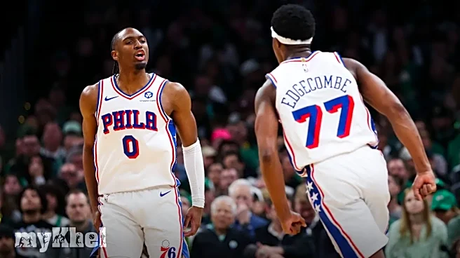 VJ Edgecombe Trust In Teammates Drives 76ers Win Over Celtics