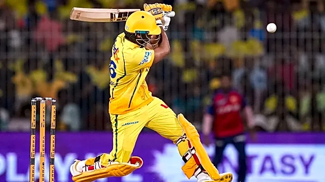 MI vs CSK: 'Goodness Me' - Kartik Sharma hits a Six over Extra Cover, leaves Commentators in Awe