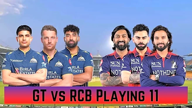 GT vs RCB Playing 11, IPL 2026: Gujarat Titans vs Royal Challengers Bengaluru Team News, Predicted Lineups
