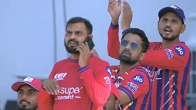 IPL 2026: LSG Staff Spotted Using Mobile Phone During CSK Clash, Sparks Massive Debate