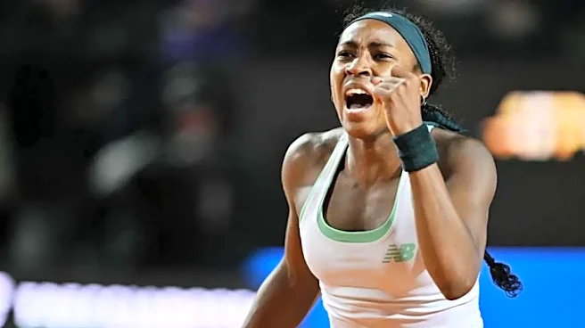 Comeback queen Gauff into Rome semi-finals after battling past Andreeva