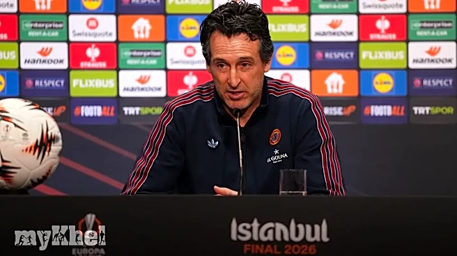 Villa Urges Turning Europa League Final Pressure Into Positive Performance, Emery Says