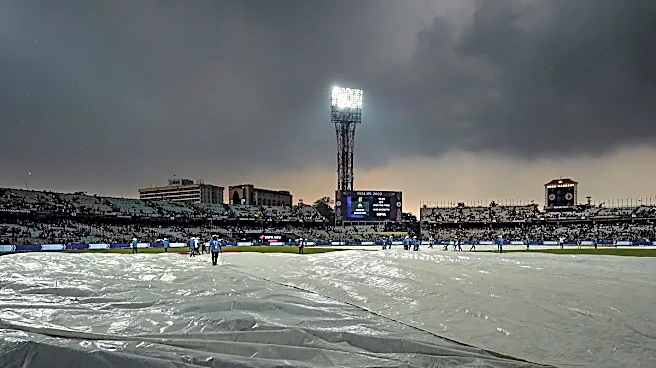 KKR vs MI LIVE Kolkata Weather Updates: Rain Comes at Eden Gardens, Match Stopped