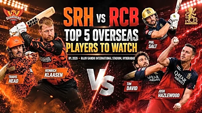 SRH vs RCB Overseas Players to Watch: Klaasen, Head, Salt and More Could Change the Game