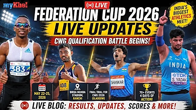 Federation Cup 2026 LIVE Updates: Animesh Kujur Reclaims National Record After Gurindervir Singh Blitz; Women’s Long Jump Final Heats Up in Ranchi