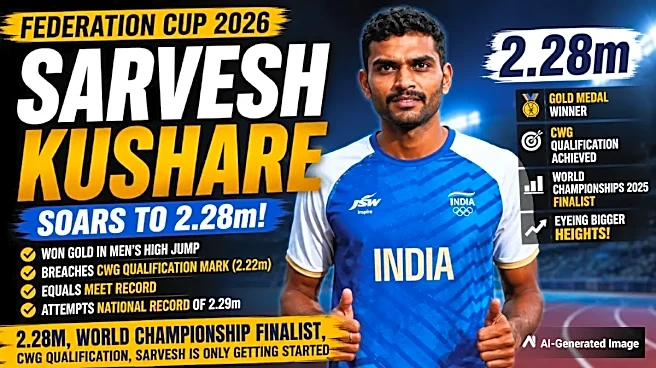 Federation Cup 2026: Sarvesh Kushare’s Rise Continues as India’s High Jump Star Eyes Bigger Heights