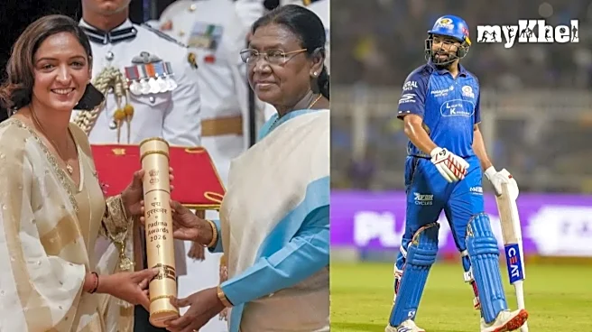 Rohit Sharma & Harmanpreet Kaur Conferred With Padma Shri For Their Outstanding Contributions In Cricket