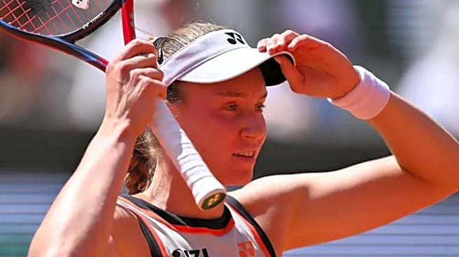 French Open: Rybakina sends out statement with dominant first-round win