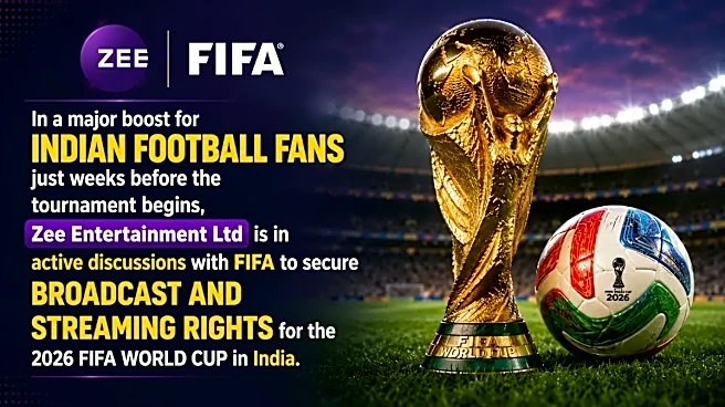 FIFA World Cup 2026: ZEE in Driver's Seat for a Deal to Broadcast, Stock surges 11 Per Cent as Plans for 4 Channels emerge!