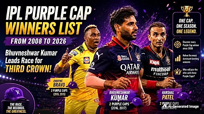 IPL Purple Cap History: Every Winner Since 2008 as Bhuvneshwar Kumar Dominates 2026