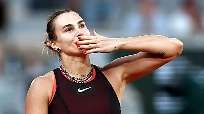 French Open: Sabalenka into third round after straight-sets win over Jacquemot