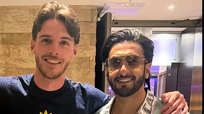 Ranveer Singh captured with Arsenal Star ahead of UCL Final: Who is the Player in his Instagram Story?