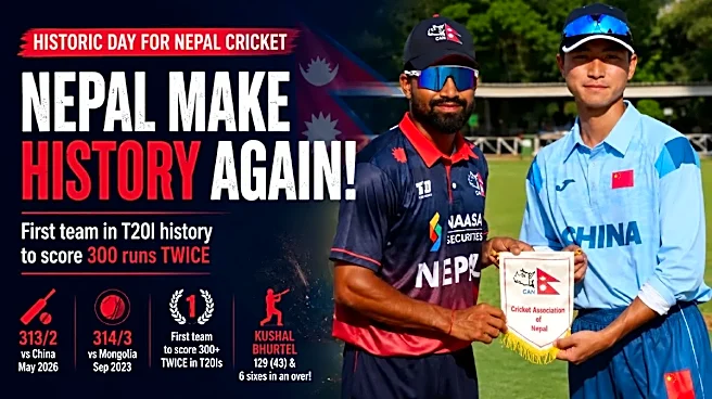 Nepal Create T20I History Again: Every Major Record Broken As They Become First Team To Score 300 Runs Twice