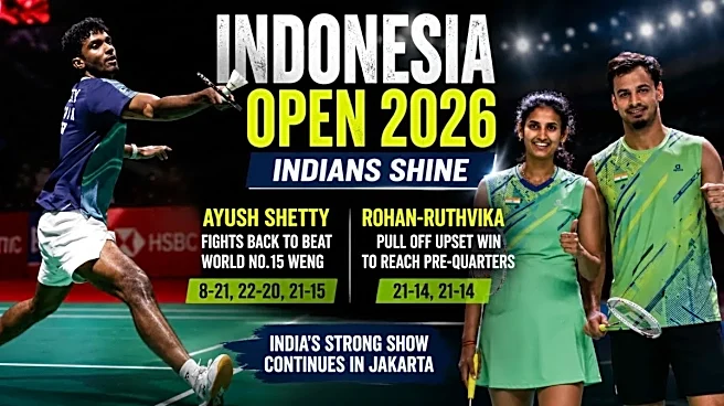 Indonesia Open 2026: Ayush Shetty Stuns World No.15 Weng Hong Yang; Rohan-Ruthvika March Into Pre-Quarterfinals