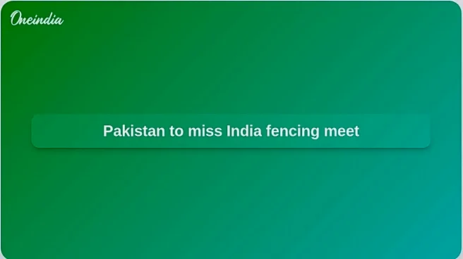 Asian Senior Fencing Championships: Pakistan to miss India-hosted event from June 19