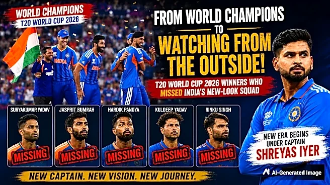 From T20 Champions to Missing Out: Suryakumar Yadav, Rinku Singh Among Five World Cup Winners Missing From Shreyas Iyer-led India T20 Squad
