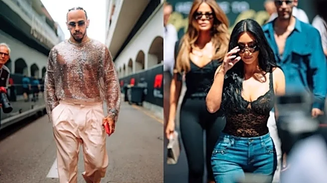 Days After Going Public, Kim Kardashian Shows Up for Lewis Hamilton's Biggest Ferrari Weekend Yet