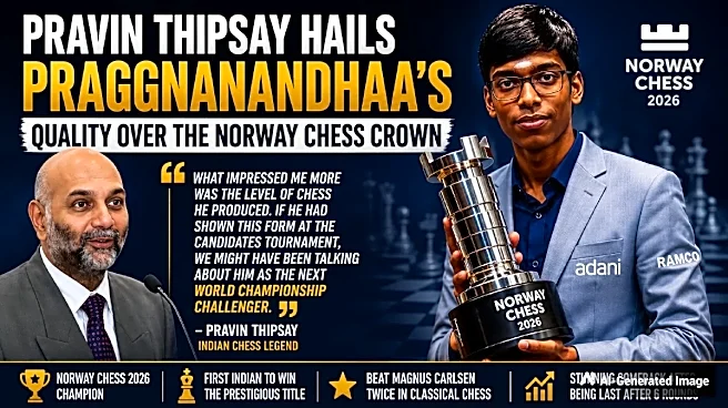 "Praggnanandhaa's Chess Outshone His Norway Chess Crown": GM Pravin Thipsay