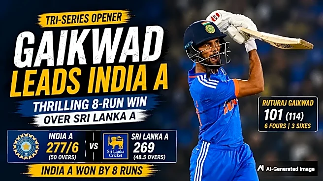 Ruturaj Gaikwad Century, Arshad Khan's Death-Bowling Heroics Help India A Edge Sri Lanka A in Thriller