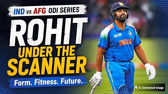 IND vs AFG: Why Rohit Sharma Needs to Prove His Form and Fitness in the Afghanistan ODI Series