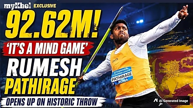 Sri Lanka's Javelin Sensation Rumesh Pathirage Reveals Secret Behind Historic 92.62m Throw: 'It's a Mind Game'