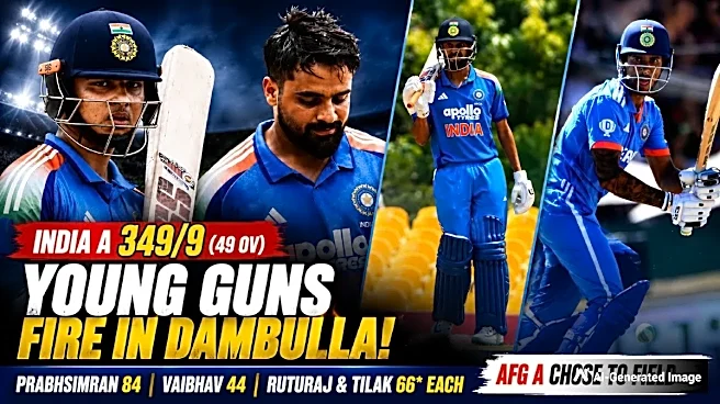 Vaibhav Sooryavanshi Impresses with 22-ball 44 as India A Batters Fire Against Afghanistan A in Dambulla