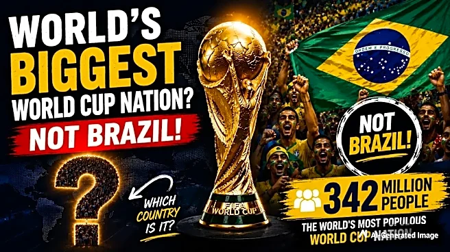 The World's Biggest FIFA World Cup Nation Isn't Brazil - It's This Country With 342 Million People