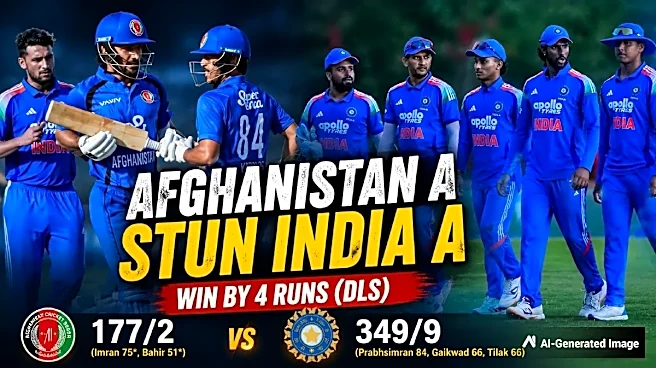 A Team Tri-nation Series: Afghanistan A Shock India A Despite 349-Run Total; Prabhsimran, Gaikwad, Varma Fifties in Vain
