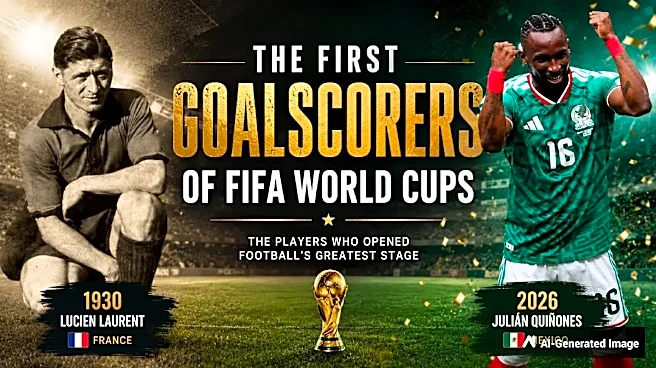 From Lucien Laurent to Julian Quinones: The First Goalscorers Who Opened FIFA World Cups