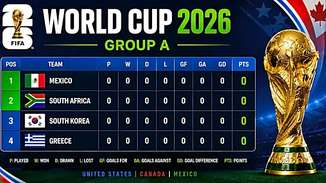 World Cup 2026 Group A Points Table: Updated Standings after Mexico beat South Africa 2-0