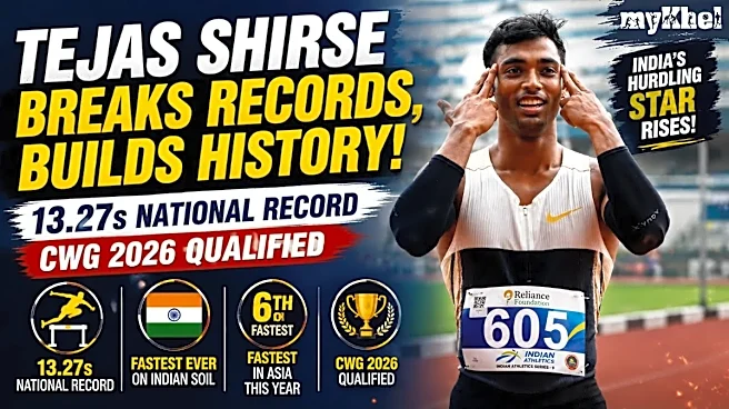 Tejas Shirse Breaks 110m Hurdles National Record, Books Commonwealth Games Berth with Historic 13.27s
