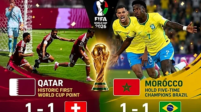 FIFA World Cup 2026 Day 4 Results: Qatar Earn Historic First Point as Morocco Hold Brazil