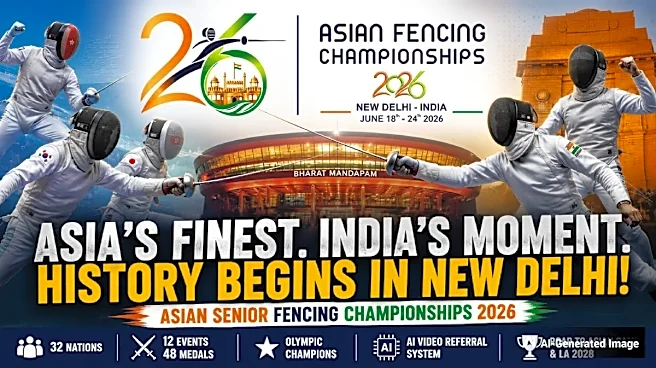Asian Senior Fencing Championships 2026 Explained: Venue, Dates, Events, Countries and Why India's First Hosting Matters
