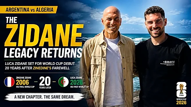 Argentina vs Algeria: Luca Zidane Set for World Cup Debut as the Zidane Name Returns 20 Years After Zinedine's Farewell