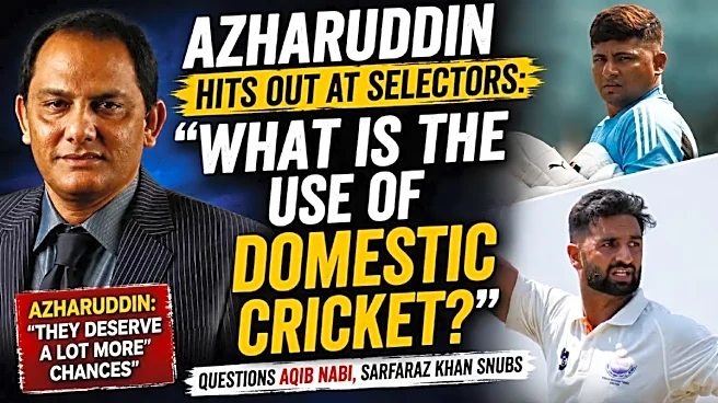 'What Is the Use of Domestic Cricket?' Azharuddin Questions Selectors Over Aqib Nabi, Sarfaraz Khan Snubs