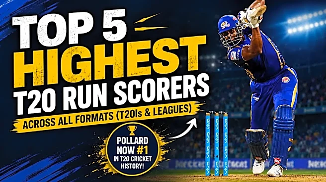 Top 5 Highest Run-Scorers in T20 Cricket: Kieron Pollard Surpasses Chris Gayle to Claim No. 1 Spot