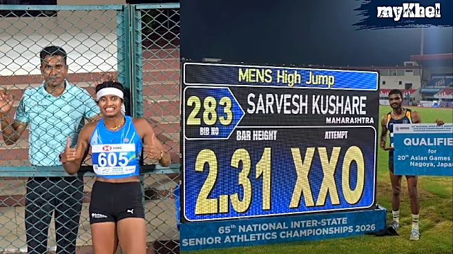 Ancy Sojan Breaks Anju Bobby George's 22-Year-Old National Record as Sarvesh Kushare Rewrites High Jump Mark at Inter-State Championships