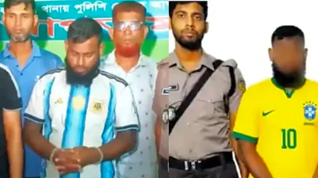 Argentina to Brazil: Bangladesh Police Officer Faces Action After AI Changes on Arrested Drug Dealer's Shirt