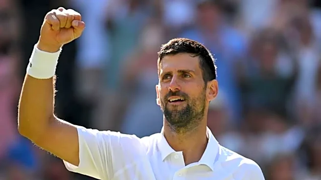 Djokovic equals Federer's Wimbledon record with battling win over Rinderknech