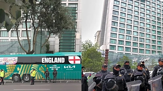 Riot Police Guard England Hotel in Mexico City After Hostile Reception Ahead of Mexico World Cup Clash