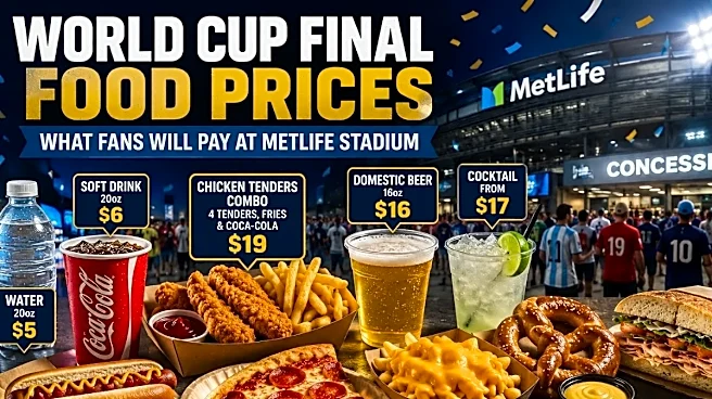 FIFA World Cup 2026 Final: What Can Fans Eat in the Final? How Much Will Food and Drinks Cost at Metlife Stadium in Argentina vs Spain Encounter?