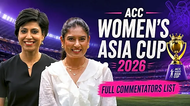 ACC Women’s Asia Cup 2026: Full List of Commentators in English, Hindi, Tamil, Telugu & Kannada