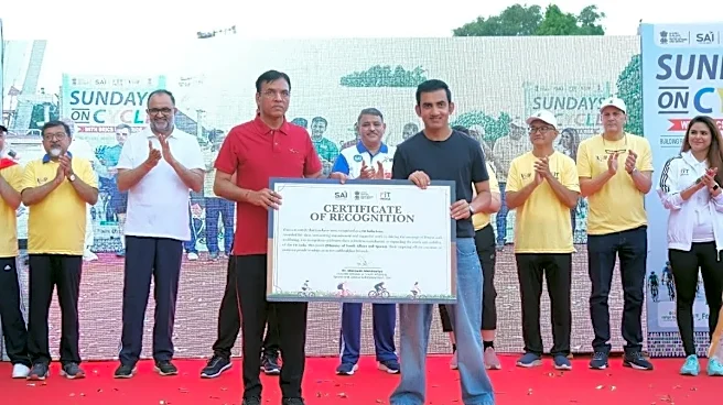 Union Sports Minister Mansukh Mandaviya Leads 88th Fit India Sundays on Cycle at BRICS Run & Ride 2026 in New Delhi
