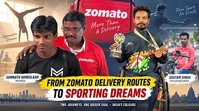 Zomato Delivery Partner Father Fuels Gymnast Son’s Dream in Mumbai; Goutam Singh Chases Paralympics Through Part-Time Delivery Work