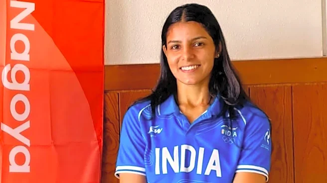 Sakshi Chaudhary Stuns Paris Olympic Medallist, Storms Into Asian Games Pre-Quarterfinals