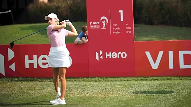 Hero Women's Indian Open: Chiara Tamburlini Leads as Pranavi Urs Battles Illness to Stay in Contention