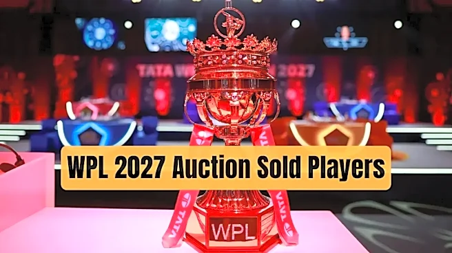 WPL 2027 Auction Sold Players: Full List of Players Bought in Women's Premier League Auction with Price