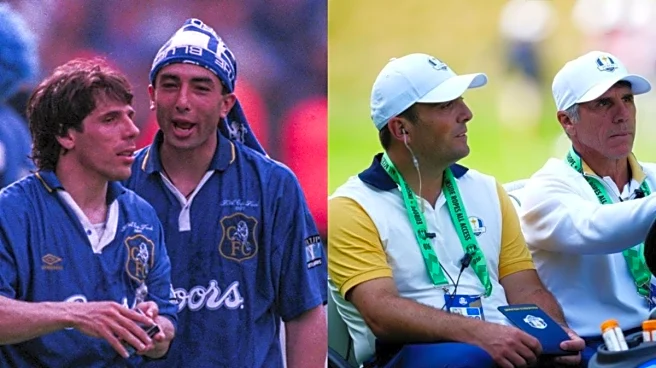 Chelsea Legend Turns Buggy Driver! Zola Leaves Ryder Cup Crowds Starstruck