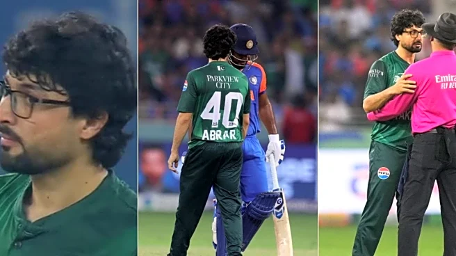 Umpire Warns Abrar Ahmed For Poking Sanju Samson After Taking His Wicket: Watch